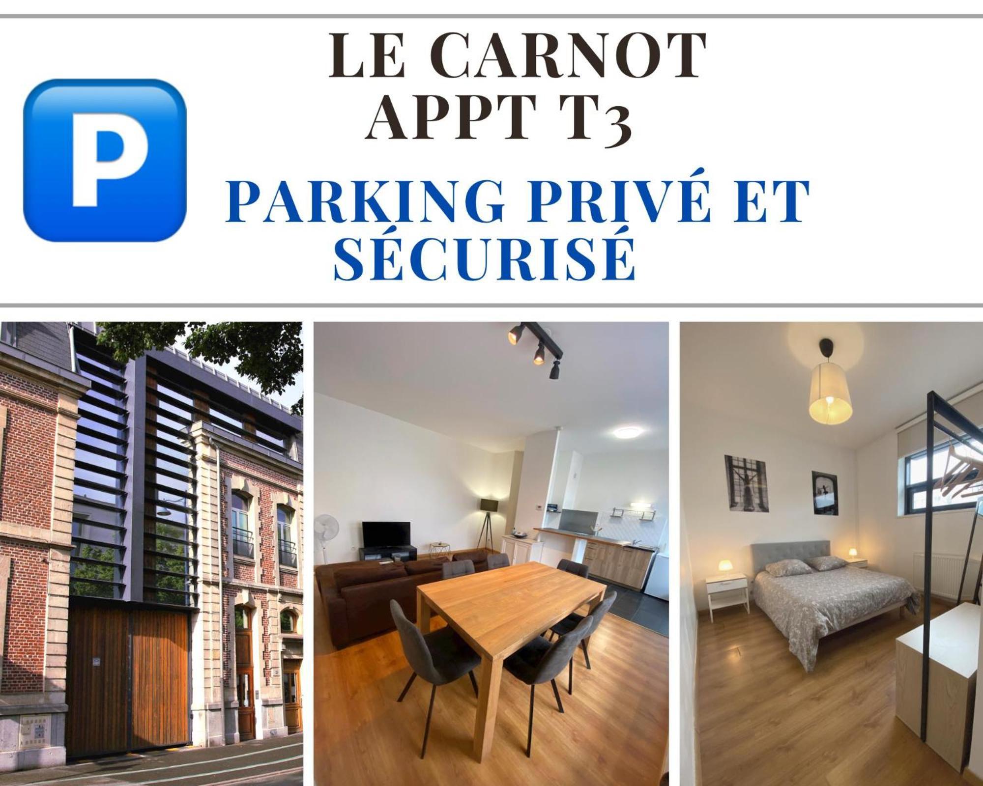 Le Carnot Appartement Avec 2 Chambres Separes Et Parking Privatif Et Securise Arras Exteriér fotografie